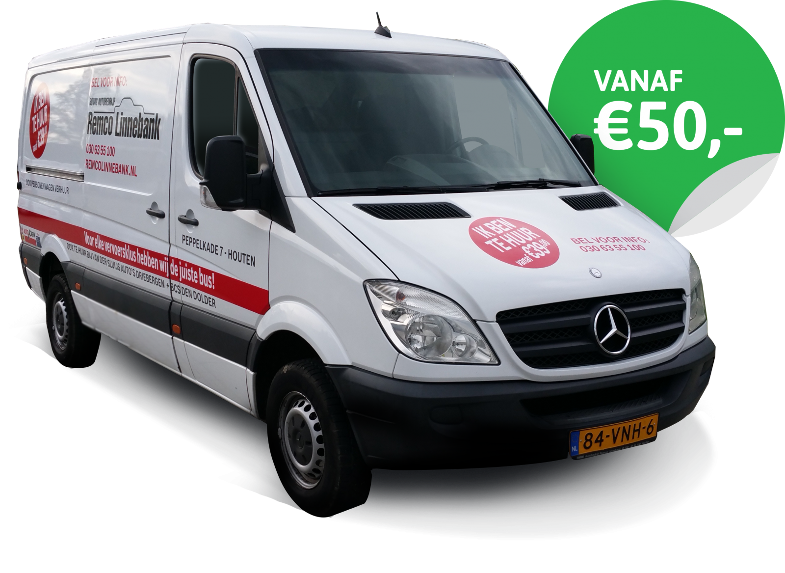 De Mercedes Sprinter huren